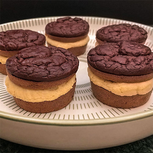 Sjokolademuffins med cashewsmørkrem