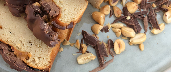 Peanuts & Caramel-kake