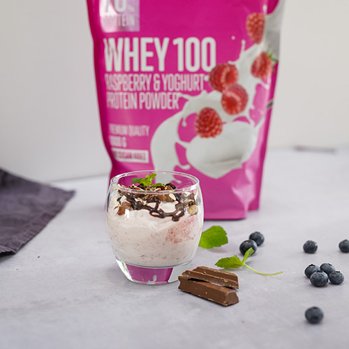 Raspberry Yoghurt Protein Fluff