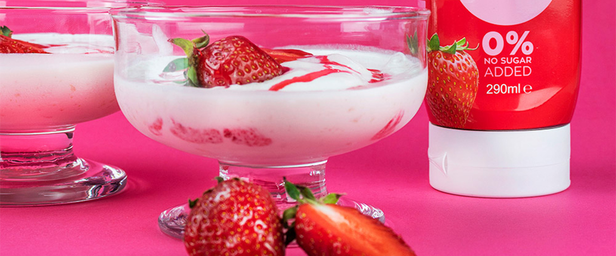 Protein Strawberry Softice