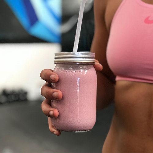 Strawberry Vanilla Protein Shake