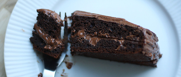 Sjokoladekake med ganache