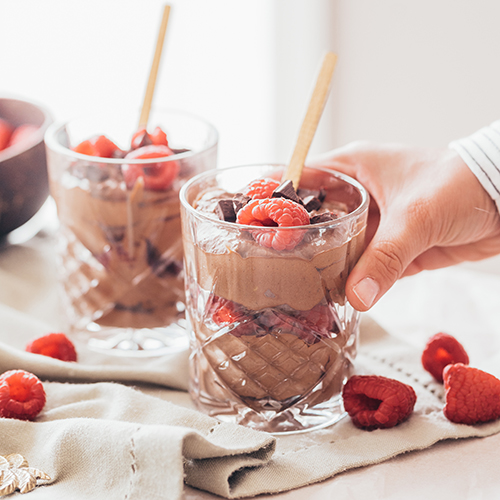 Vegansk sjokoladepudding