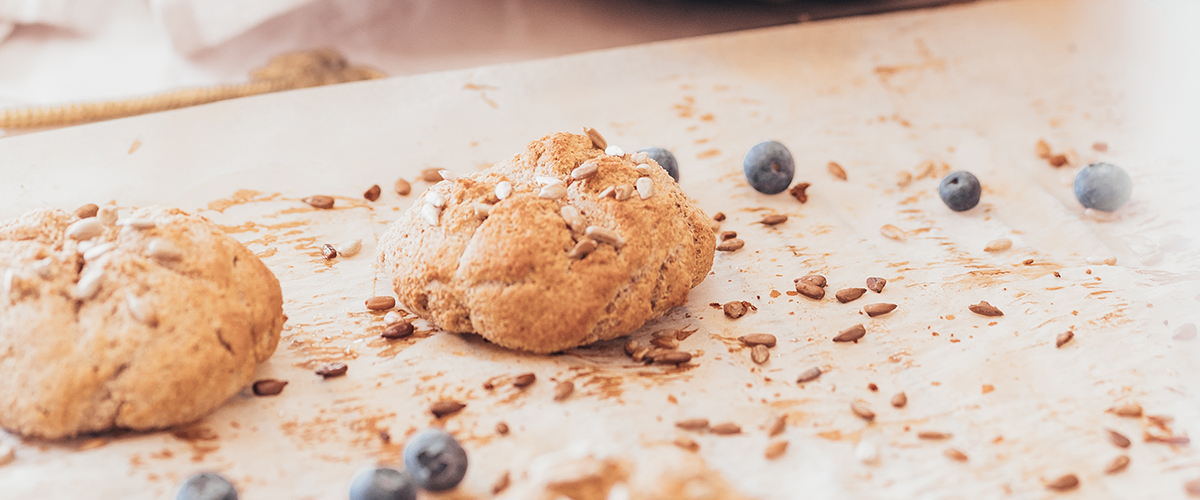 Veganske proteinrike scones