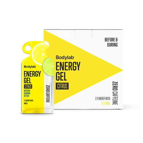 Bodylab Energy Gel (12 x 40 g) - Citrus (zero caffeine)