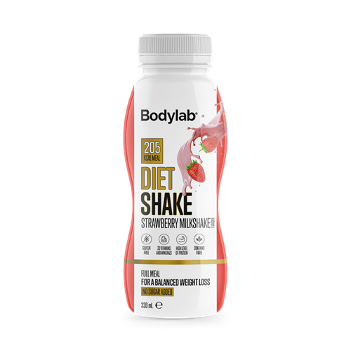 Bodylab Diet Shake Ready To Drink (330 ml) - Strawberry Milkshake
