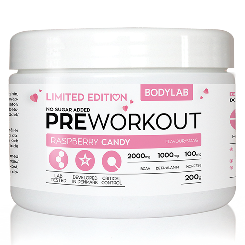 Bodylab Pre workout (200 g) Klikk deg inn og kjøp det her!