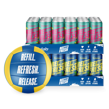 2 x Refresh Energy Drink (24 x 330 m) + <strong>Gratis</strong> Volleyball