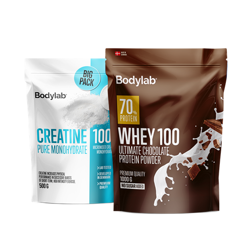 The Black Week Muscle Box - Whey 100 (1 kg) + Creatine (500 g)