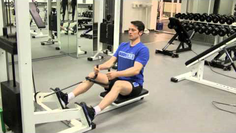 Seated cable row